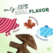 Benebone Medium 4-Pack Dog Chew Toys for Aggressive Chewers, Made in USA, 60lbs and Under