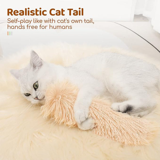 Potaroma Cat Toys Pillows, 3 Pack, Soft and Durable Crinkle Sound with Catnip Inside, Interactive Indoor Kitten Kicker, Promotes Kitty Exercise