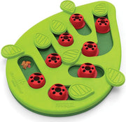 Catstages Buggin' Out Puzzle & Play, Interactive Treat Puzzle Cat Toy 13 in x 9.5 in, Green