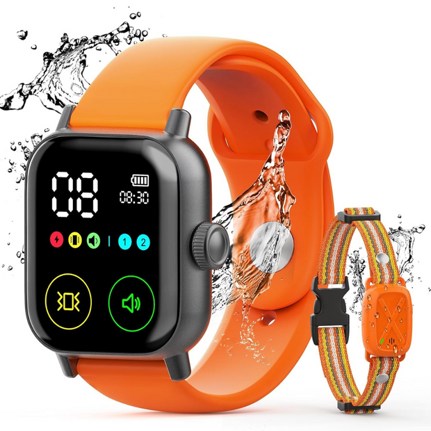 PetFurryFun Dog Training Collar with Watch-Style Remote